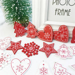 10pcs New Year Natural Wood Christmas Tree Ornament Wooden Hanging Pendants Gifts Snow Elk Christmas Decora adornos de navidad